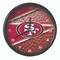 The Memory Company 11.5" Red and White NFL San Francisco 49ers Wall Clock